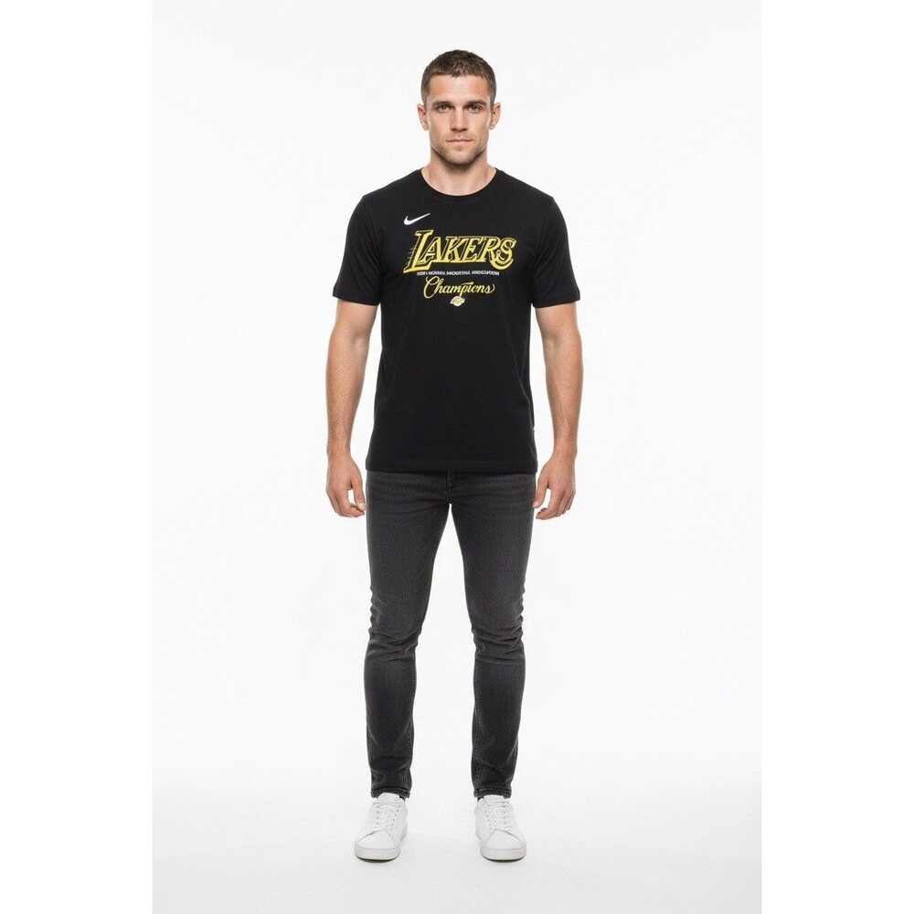 Nike 2020 Los Angeles Lakers NBA Finals Champion Black T-shirt XL Mens Dri-Fit